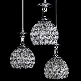 Krištáľový luster Modern Contemporary Metal