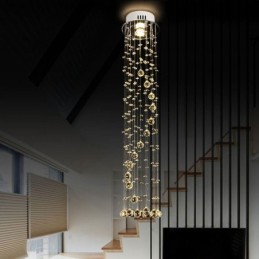 Luxusný veľký luster Moderné krištáľové zapustené stropné svietidlá