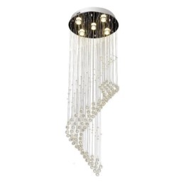 Elegantný krištáľový luster Stropné svietidlá Raindrop Foyer