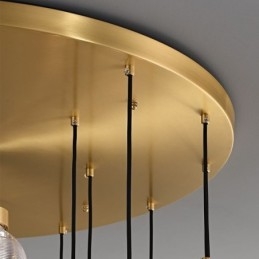 Závesná lampa American Cluster Light Luxusné sklenené guľové stropné svietidlo