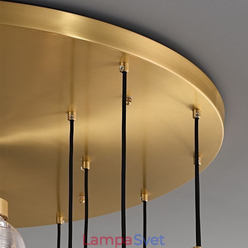 Závesná lampa American Cluster Light Luxusné sklenené guľové stropné svietidlo