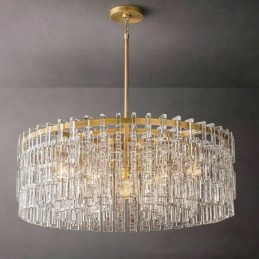 Americké stropné svietidlo Luxusné krištáľové závesné svietidlo 60 cm