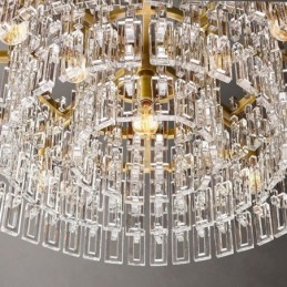 Americké stropné svietidlo Luxusné krištáľové závesné svietidlo 60 cm