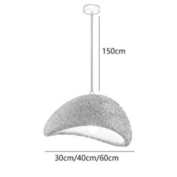 Živicové závesné svetlo Jednoduché stropné svietidlo