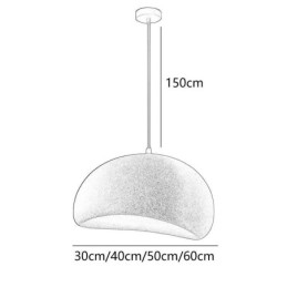 Živicové závesné svetlo Minimalistické závesné svetlo