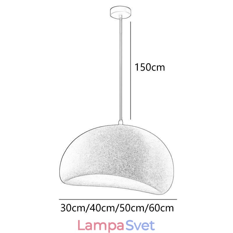 Živicové závesné svetlo Minimalistické závesné svetlo