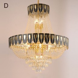 Krištáľové závesné svietidlo Luxusné dekoratívne stropné svietidlo