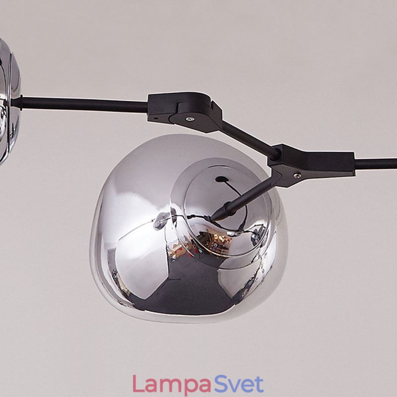 Severská stropná lampa Moderné galvanické závesné tienidlo z farebného skla