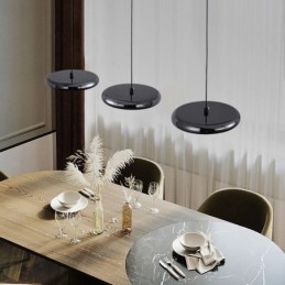 Stropné svietidlo Trojhlavé závesné svietidlo