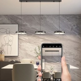 Stropné svietidlo Trojhlavé závesné svietidlo