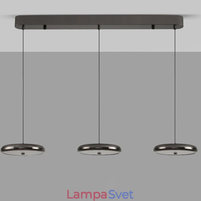 Stropné svietidlo Trojhlavé závesné svietidlo