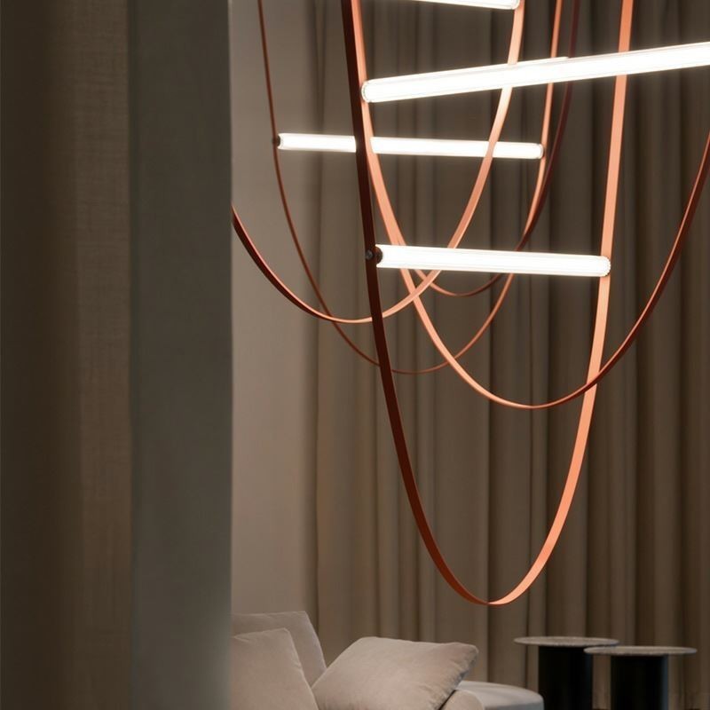 Európske závesné svietidlo Wabi Sabi Style Belt Decorative Light