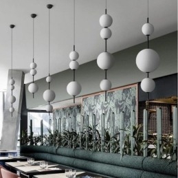 Závesné svietidlo Moderné minimalistické Stropné svietidlo Magic Fazuľa Molecule