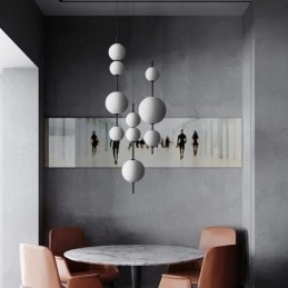 Závesné svietidlo Moderné minimalistické Stropné svietidlo Magic Fazuľa Molecule