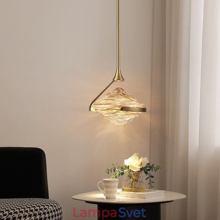 Závesné svietidlo Moderné minimalistické kované stropné svietidlo z lávového skla Závesné svietidlo Moderné minimalistické kované stropné svietidlo z lávového skla