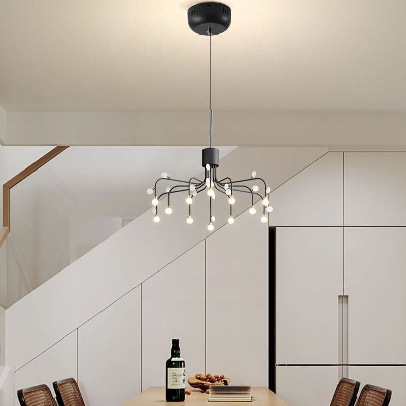 Závesné svietidlo Nordic Creative Natural White Stropné svietidlo 14 svetiel