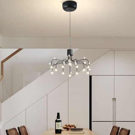 Závesné svietidlo Nordic Creative Natural White Stropné svietidlo 14 svetiel Závesné svietidlo Nordic Creative Natural White Stropné svietidlo 14 svetiel