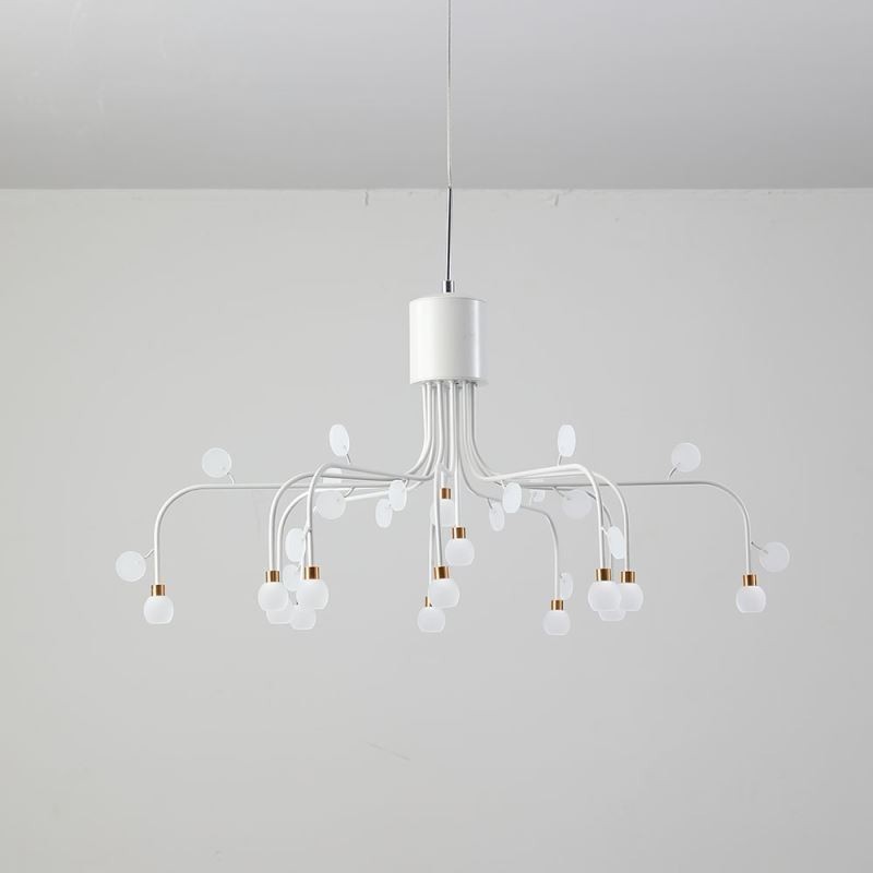 Závesné svietidlo Nordic Creative Natural White Stropné svietidlo 14 svetiel