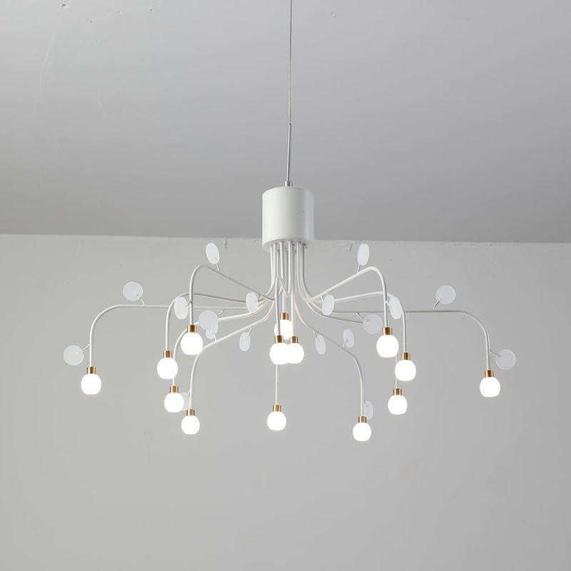 Závesné svietidlo Nordic Creative Natural White Stropné svietidlo 14 svetiel