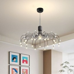 Závesné svietidlo Nordic Creative Natural White Stropné svietidlo 30 svetiel