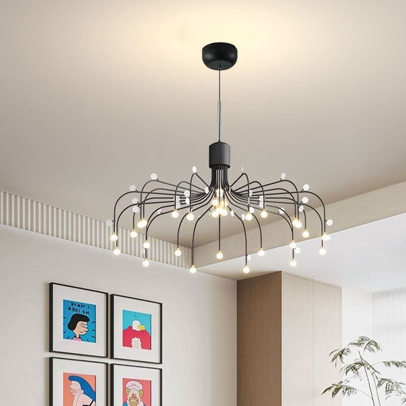 Závesné svietidlo Nordic Creative Natural White Stropné svietidlo 30 svetiel