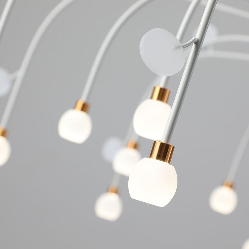 Závesné svietidlo Nordic Creative Natural White Stropné svietidlo 30 svetiel