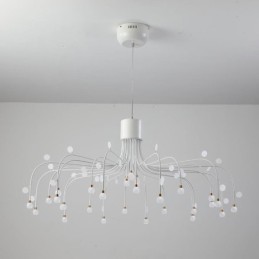 Závesné svietidlo Nordic Creative Natural White Stropné svietidlo 30 svetiel