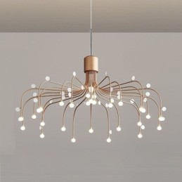 Závesné svietidlo Nordic Creative Natural White Stropné svietidlo 30 svetiel