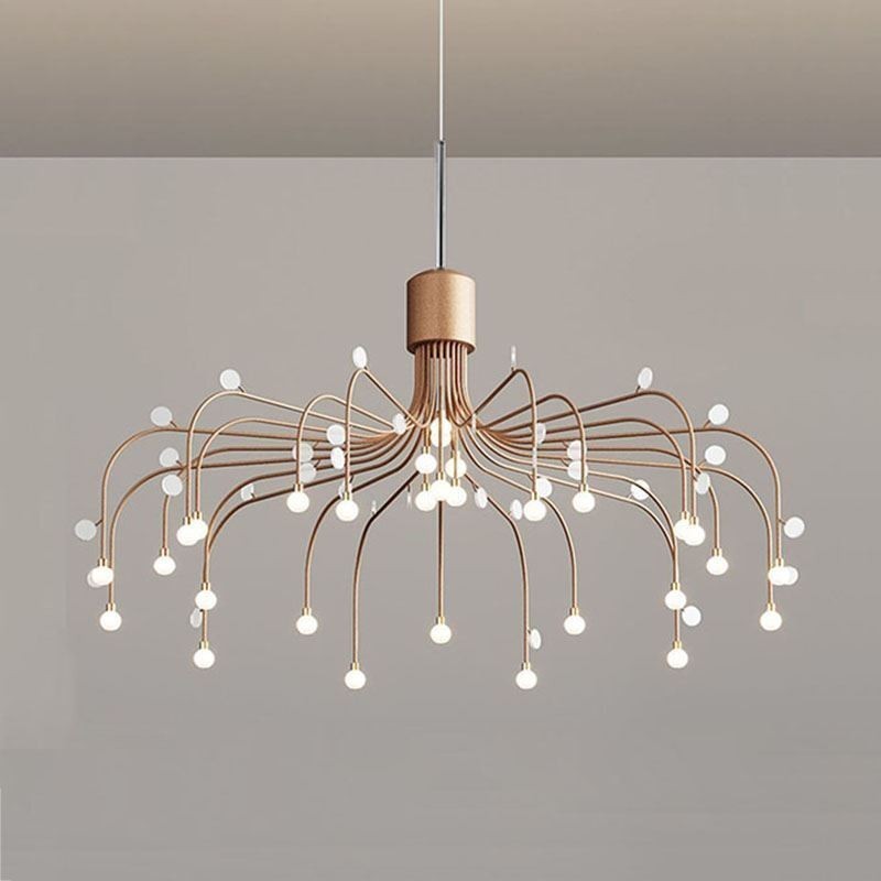 Závesné svietidlo Nordic Creative Natural White Stropné svietidlo 30 svetiel