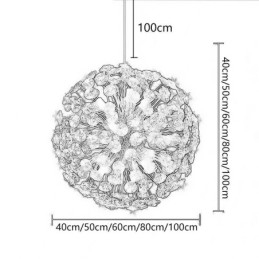Stropné svietidlo Moderné minimalistické galvanické železné závesné svietidlo