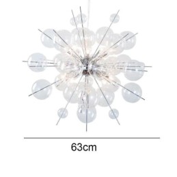 Moderné závesné svietidlo Minimalistické bublinkové sklenené stropné svietidlo