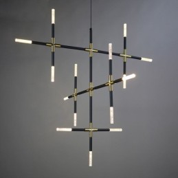 Závesné svietidlo Spájajúce teplé biele kreatívne stropné svietidlo Kombinovaná vlastná lampa