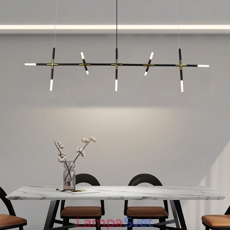 Jednoduché závesné svietidlo Kreatívne spájacie teplé biele stropné svietidlo DIY kombinovaná lampa