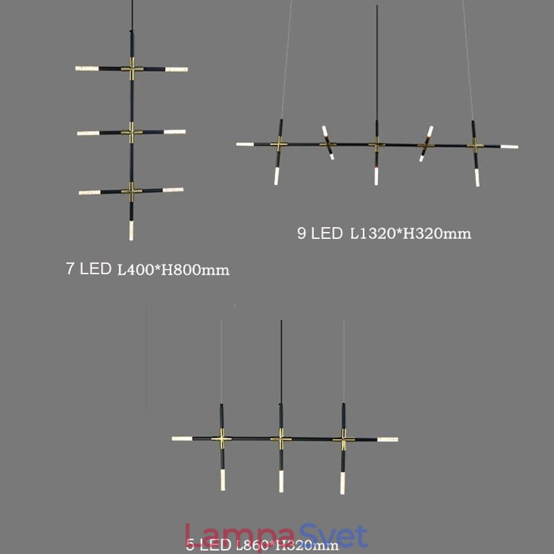 Jednoduché závesné svietidlo Kreatívne spájacie teplé biele stropné svietidlo DIY kombinovaná lampa