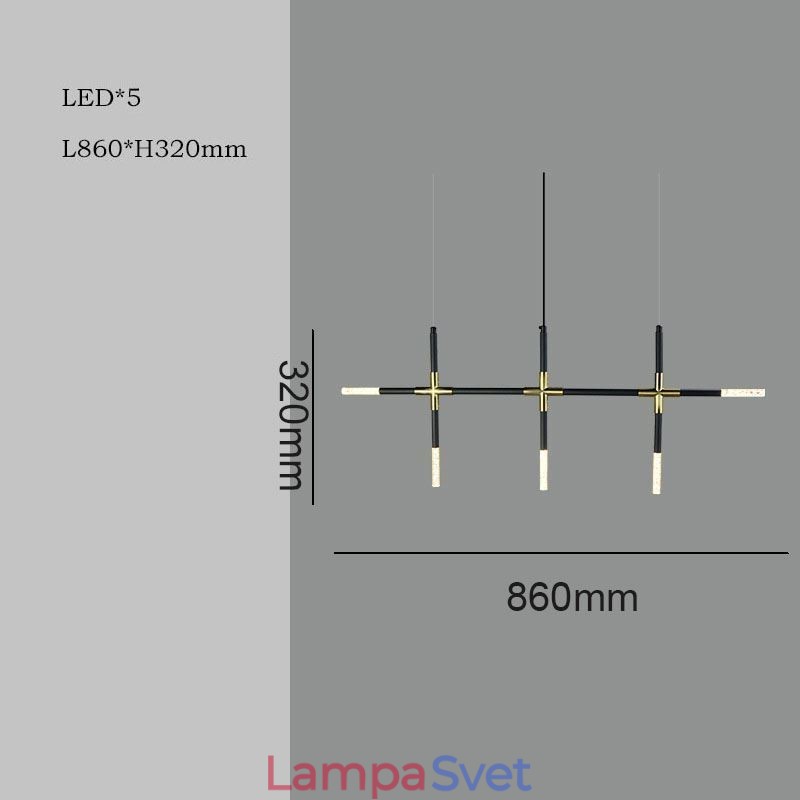 Jednoduché závesné svietidlo Kreatívne spájacie teplé biele stropné svietidlo DIY kombinovaná lampa