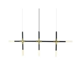 Jednoduché závesné svietidlo Kreatívne spájacie teplé biele stropné svietidlo DIY kombinovaná lampa