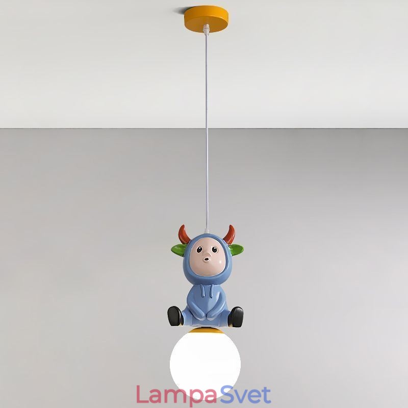 Závesné svietidlo Moderné minimalistické Stropné svietidlo z tepaného železa králik z lýtka