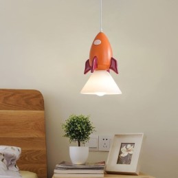 Minimalistické závesné svetlo z tepaného železa Moon Landing Small Stropné svetlo