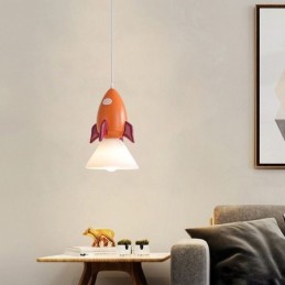 Minimalistické závesné svetlo z tepaného železa Moon Landing Small Stropné svetlo