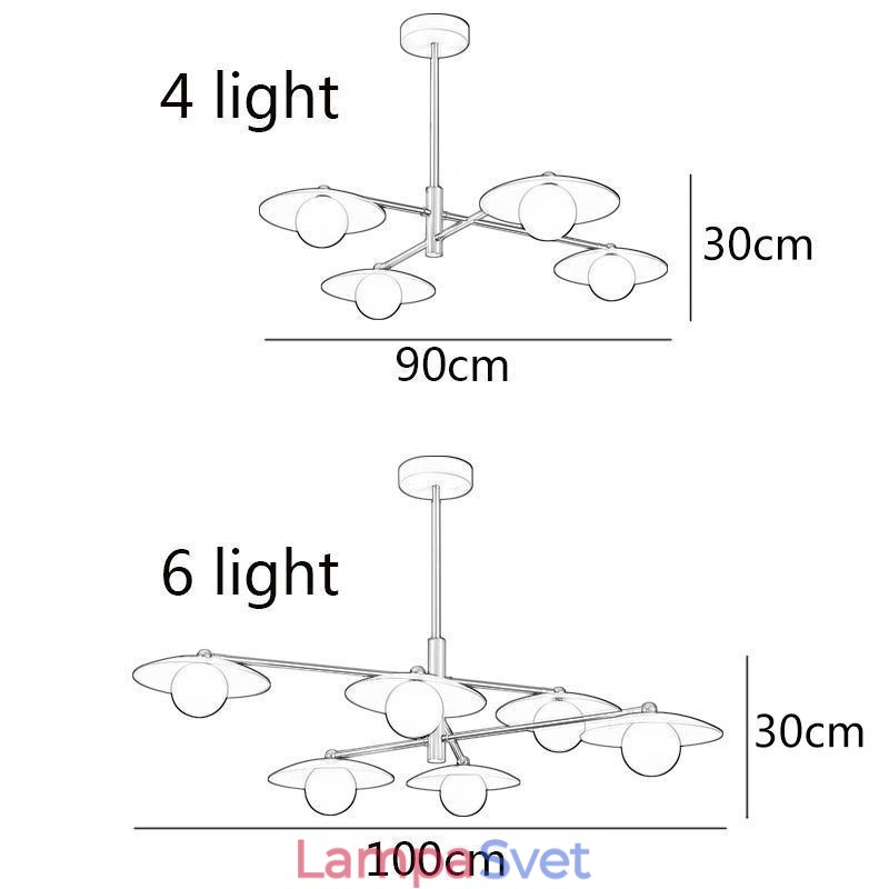 Severské závesné svietidlo Creative G9 kované stropné diskové svietidlo