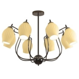 Severské závesné svietidlo Kreatívne stropné svietidlo z tepanej pištole čiernej tyčinky