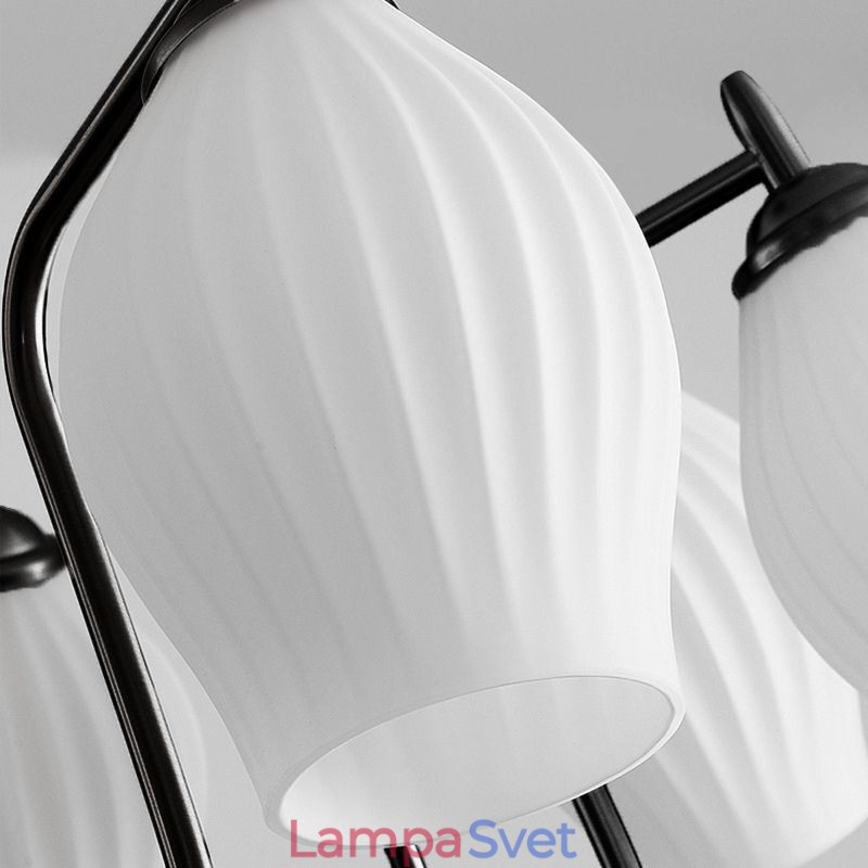 Severské závesné svietidlo Kreatívne stropné svietidlo z tepanej pištole čiernej tyčinky