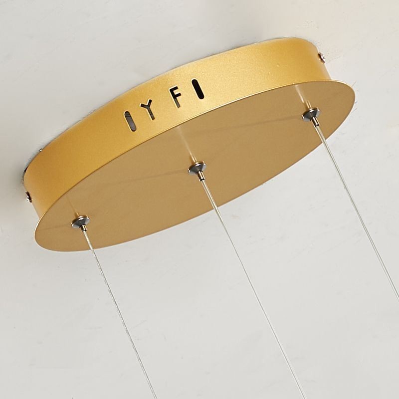 Minimalistické závesné svietidlo Aluminium Art Minimalistické špirálové stropné svietidlo