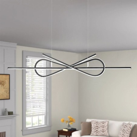 Jednoduché závesné svietidlo Aluminium Art Bowknot Stropné svietidlo Jednoduché závesné svietidlo Aluminium Art Bowknot Stropné svietidlo