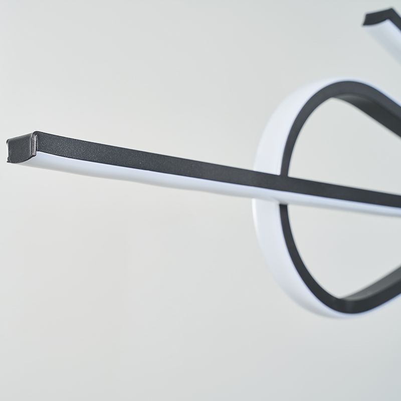 Jednoduché závesné svietidlo Aluminium Art Bowknot Stropné svietidlo