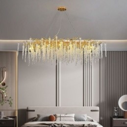 Severský prívesok Light Golden Branch G9 sklenený luster