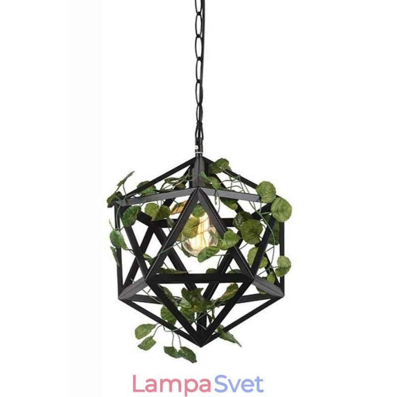 Priemyselná vintage závesná lampa Iron Birdcage