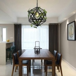 Priemyselná vintage závesná lampa Iron Birdcage