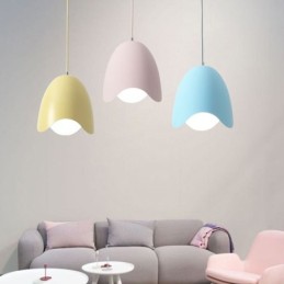 Jednohlavá závesná lampa Creative Macaron Pendant Light