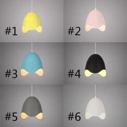 Jednohlavá závesná lampa Creative Macaron Pendant Light